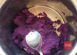 Cheese Purple Sweet Potato Cake Recipe Illustration 1