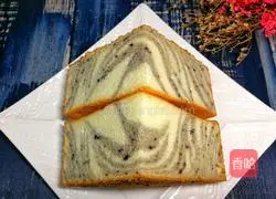 Illustration of making glutinous rice flour striped chiffon cake 11