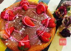 Illustration of how to make eight-inch strawberry chiffon cake 14