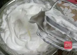 Illustration of how to make green onion and salty chiffon cake 9