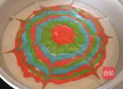 Rainbow Chiffon Cake Illustration of how to do it 17