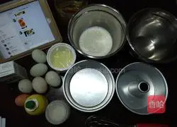 Illustration of how to make 6-inch chiffon cake (2-egg version) 1