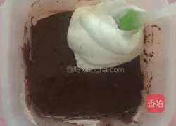 Cocoa Illustration of how to make chiffon cake 9