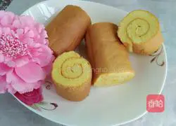 Illustration of how to make original cake roll 16