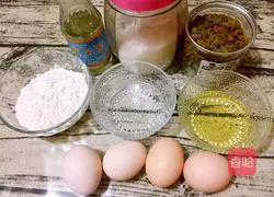 Raisin Illustration of how to make cake rolls 1