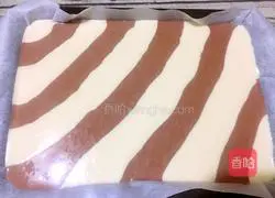 Double-color Cake roll recipe 15