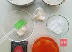 Egg yolk cake Illustration of how to do it 1