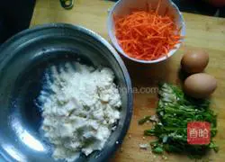 Illustration of how to make bean dregs cake 1