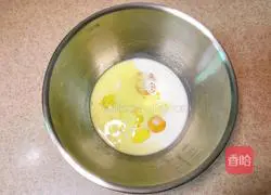 Illustration of how to make oatmeal, seaweed and meat floss muffins (low fat and light calorie) 2