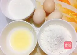 Illustration of how to make sponge cake (six inches) 1