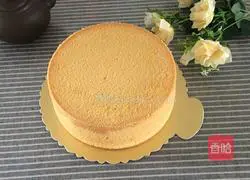 Illustration of how to make eight-inch chiffon cake 16