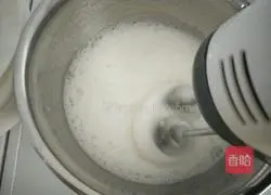 Latte art chiffon cake (baking pan method) illustration 8