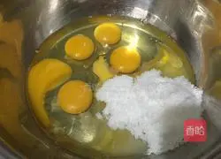 Illustration of how to make whole egg sponge cake 3