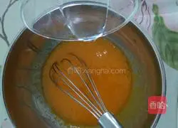 Two-color chiffon cake recipe 5