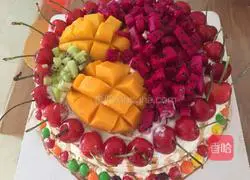 八Illustration of how to make chiffon cake 22