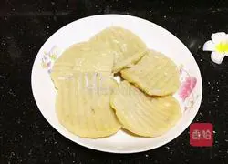 Grape milk pancakes (round) Illustration of practice 18