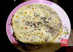 Purple sweet potato and sesame pancake recipe 3