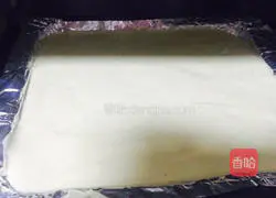 Cake roll.Illustration of how to make it 6