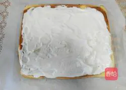 Cream yellow peach cake roll recipe 22