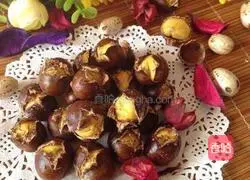 Illustration of how to make sugar-roasted chestnuts 8