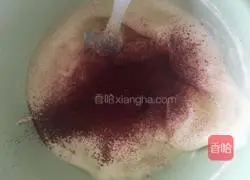 Red Velvet Striped cake roll recipe 13