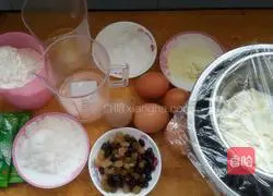 Illustration of how to make dense bean green tea cake rolls 1