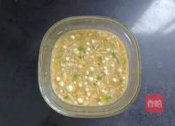 Illustration of powder-free enoki mushroom egg pancake 7