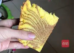 Illustration of how to make marbled chiffon cake 20