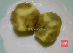 Banana Cheese Muffin Cake (12 Pieces) Recipe Illustration 12