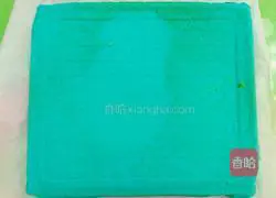 Illustration of how to make meat floss cake rolls 16