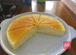 Illustration of how to make yogurt cake (eight inches, imitation cheesecake texture) 9