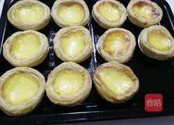 Illustration of how to make whole egg liquid egg tarts without evaporated milk 6