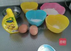 Chiffon cake embryos (6 inches) ) Illustration of the practice 1