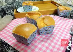 Illustration of how to make original chiffon cake cup 20