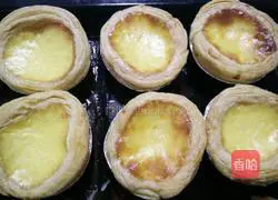 Illustration of how to make whole egg liquid egg tarts without evaporated milk 7