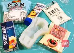 Illustration of how to make mousse dog (no egg yolk version) 1