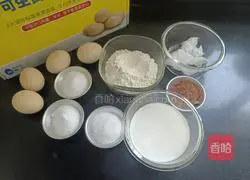 Coconut Zero Sugar Cocoa Chiffon Cake Recipe Illustration 1