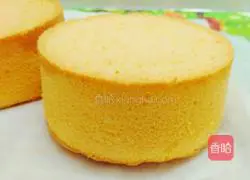Illustration of making six-inch chiffon cake (plain flour version) 13