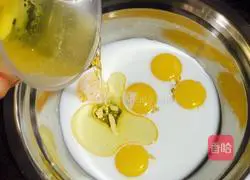 Illustration of how to make chiffon cake 2