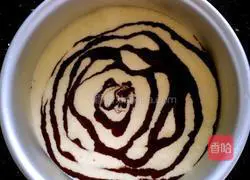 Zebra pattern chiffon cake recipe 8