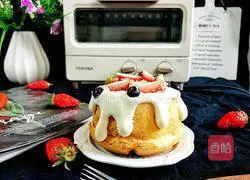 Strawberry Cream Cake Recipe Illustration 18