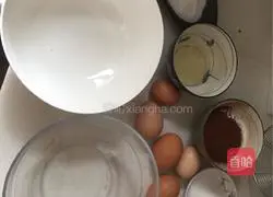 Chocolate chiffon cake 8-inch recipe illustration 1