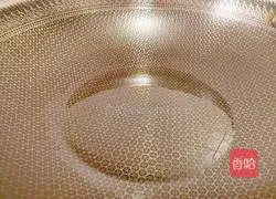 Illustration of how to make black sesame heart-shaped pancakes 10