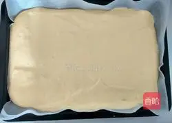 Illustration of how to make rolled banana cake 16