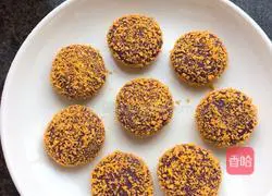 Cheese Purple Potato Cake Recipe Illustration 10