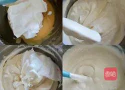 Illustration of how to make chiffon cake 8