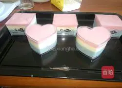 Three-color cheesecake recipe 17