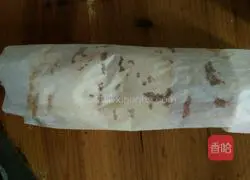 Illustration of how to make cream cake roll 14