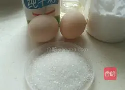 Illustration of how to make chiffon cake 1