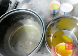 Cocoa Illustration of how to make chiffon cake 2